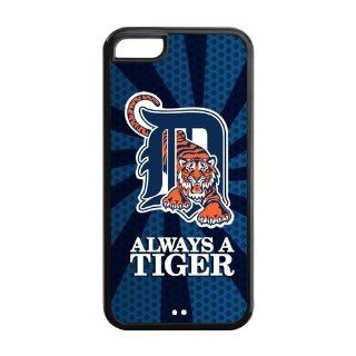 Custom Personalized MLB Detroit Tigers iPhone 5C Hard Case Cover Protector Gift Idea Cell Phones & Accessories