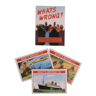 Whats Wrong?   Retro Board Game      Toys