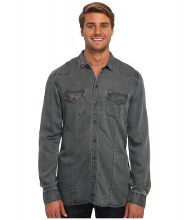 Mavi Jeans Denim Shirt Mens Long Sleeve Button Up (Gray)