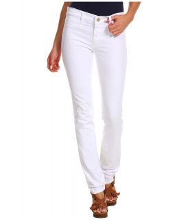 MiH Jeans Oslo Mid Rise Long Slim Leg in White Womens Jeans (White)