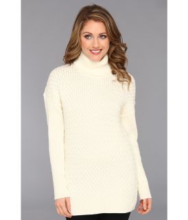 Calvin Klein Honeycomb Turtleneck M3JSB723 Womens Sweater (Brown)