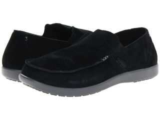 Crocs Santa Cruz Suede II Loafer Mens Slip on Shoes (Black)
