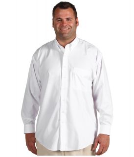 Cutter & Buck Big and Tall Big Tall Long Sleeve Epic Easy Care Royal Oxford Mens Clothing (White)