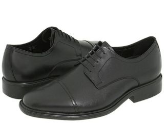 Neil M. Senator Mens Lace Up Cap Toe Shoes (Black)