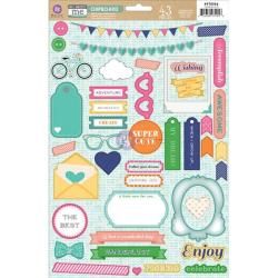 All About Me Self adhesive Chipboard 8.5 X12