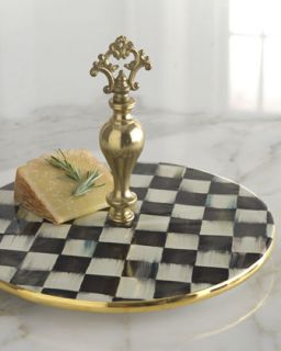 Courtly Check Cheese Platter   MacKenzie Childs