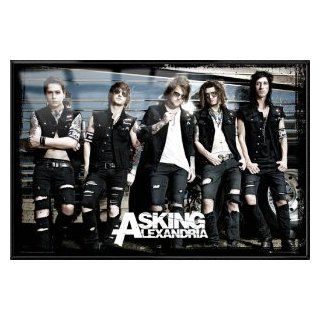 Asking Alexandria   Framed Music Poster / Print (Bus) (Size 36" x 24")  