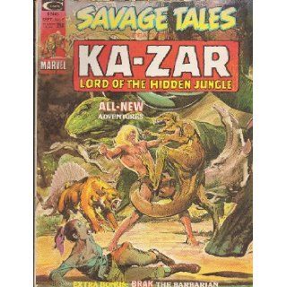 Savage Tales No. 6 (Ka Zar begins)(B&W Comic Magazine) Marvel Books