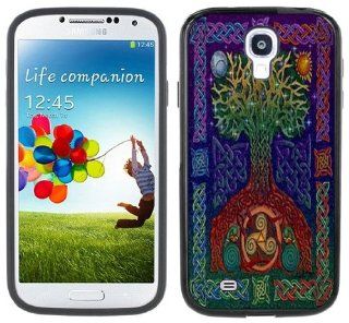 Celtic Tree of Life Handmade Samsung Galaxy S4 Black Bumper Hard Plastic Case Cell Phones & Accessories