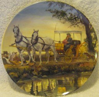 Knowles Plate 1985 "Surrey with Fringe on Top"  Commemorative Plates  