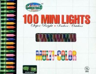 Santa's Christmas Magic Light Set 100 E/C Ul Multi (3 Pack)   Led Household Light Bulbs  