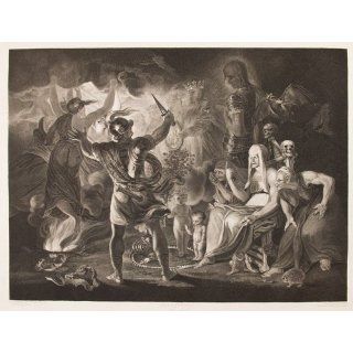 Art Shakespeare Macbeth Act IV Scene I  Engraving  Sir Joshua Reynolds