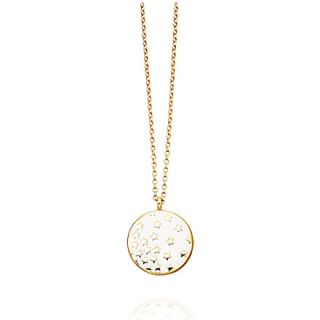 ASTLEY CLARKE   Sea Shell Star Shower 18ct gold vermeil pendant necklace