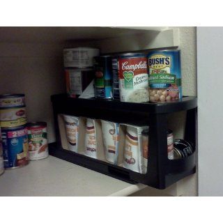Rubbermaid 1780726 Pantry Organization Slide Out 2 Tier Can Rack Cabinet Pull Out Organizers Kitchen & Dining