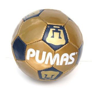Pumas Mexican Official Soccer Ball   Navy / Bronze  Ball Inflation Pump Pins  Sports & Outdoors