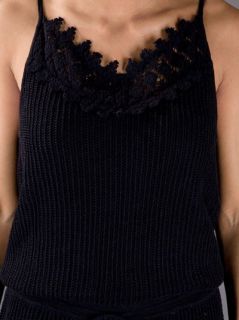 Vanessa Bruno Athé Crochet Knit Dress