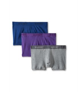 2(X)IST 3 Pack ESSENTIAL No Show Trunk Navy/Royal Purple/Heather Grey