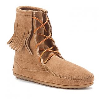 Minnetonka Ankle Hi Tramper Boot  Women's   Taupe Suede