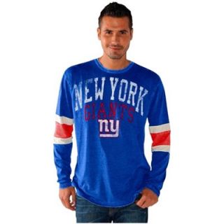 New York Giants Post Up Long Sleeve T Shirt   Royal Blue