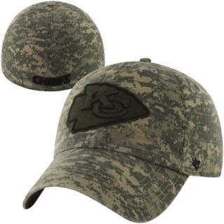 47 Brand Kansas City Chiefs Officer Franchise Fitted Hat   Camo