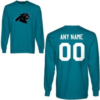 Carolina Panthers Custom Any Name & Number Long Sleeve T Shirt
