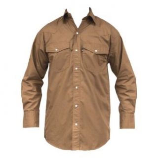 Key Big and Tall Long Sleeve Solid Western Sport Shirt at  Mens Clothing store