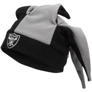 47 Brand Oakland Raiders Jesterhead Fleece Hat   Black/Silver