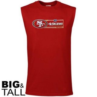 San Francisco 49ers Big Sizes Touchdown Tank Top   Scarlet