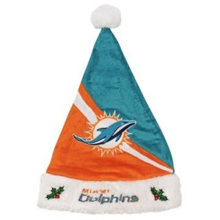 Miami Dolphins Swoop Logo Santa Hat