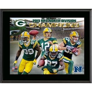 Green Bay Packers 2013 NFC North Champs Sublimated 10.5 x 13 Plaque