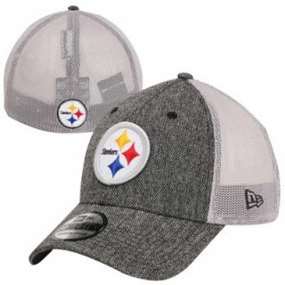 New Era Pittsburgh Steelers Scholar 39THIRTY Flex Hat   Gray