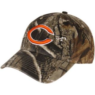 47 Brand Chicago Bears Clean Up Adjustable Hat   Realtree Camo  
