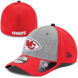 Mens New Era Red Kansas City Chiefs 2014 NFL Draft 39THIRTY Flex Hat