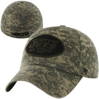 47 Brand New York Jets Officer Franchise Fitted Hat   Camo