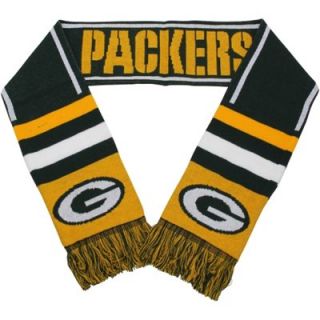 Green Bay Packers Wordmark Scarf   Green/Gold