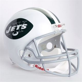 Riddell New York Jets White 1965 1977 Throwback Replica Full Size Helmet