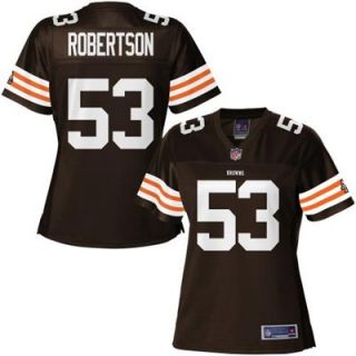 Pro Line Womens Cleveland Browns Craig Robertson Team Color Jersey