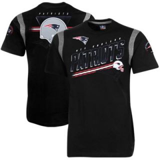 New England Patriots Dual Edge Big Sizes T Shirt   Black  