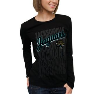 Jacksonville Jaguars Womens Team Repeat Long Sleeve T Shirt   Black