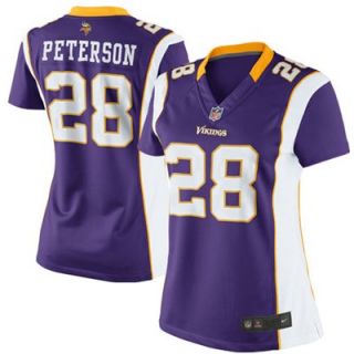 Nike Adrian Peterson Minnesota Vikings Womens Limited Jersey   Purple