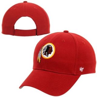 47 Brand Washington Redskins Youth Basic Team Logo Adjustable Hat   Burgundy
