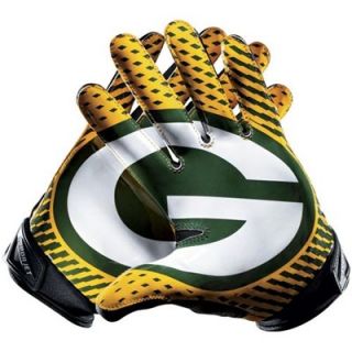 Nike Green Bay Packers Vapor Jet 2.0 Team Authentic Series Gloves