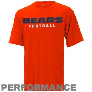 Nike Chicago Bears Legend Authentic Football Font Performance T Shirt   Orange