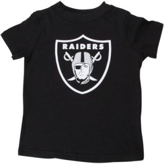 Oakland Raiders Infant Team Logo T Shirt   Black