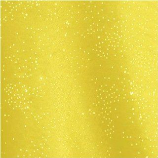 54'' Wide Fairy Dust Organza Yellow Fabric By The Yard Arts, Crafts & Sewing