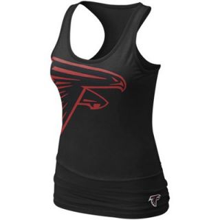 Nike Atlanta Falcons Womens Big Logo Tri Blend Tank   Black