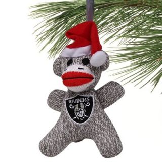 Oakland Raiders Sock Monkey Ornament