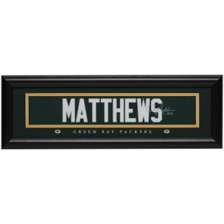 Clay Matthews Green Bay Packers 8 x 24 Framed Signature Player Print