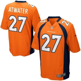 Nike Steve Atwater Denver Broncos Retired Player Jersey   Orange/Navy Blue