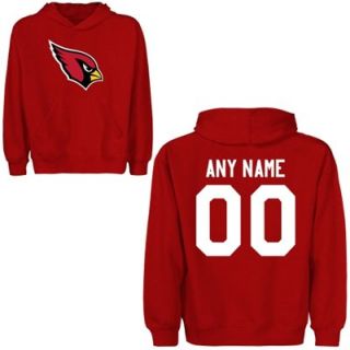 Arizona Cardinals Youth Custom Any Name & Number Hooded Sweatshirt